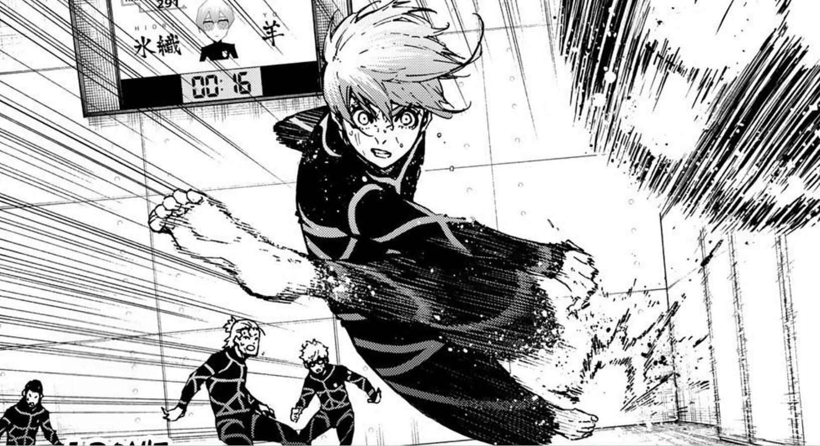 Hiori Yo as seen in Blue Lock chapter 233 (Image via Kodansha)
